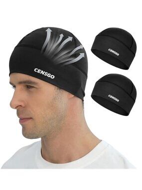 Cooling Skull Cap Helmet Liner Sweat Wicking Cycling Motorcycle Cap